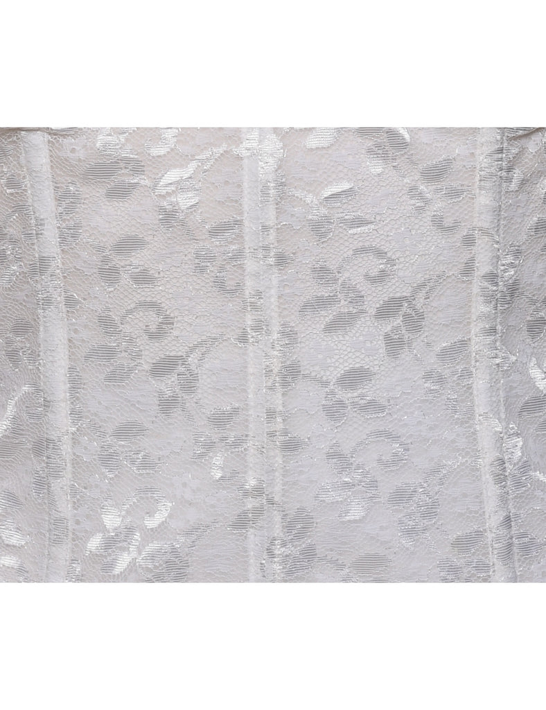 White Lace Bustier - S