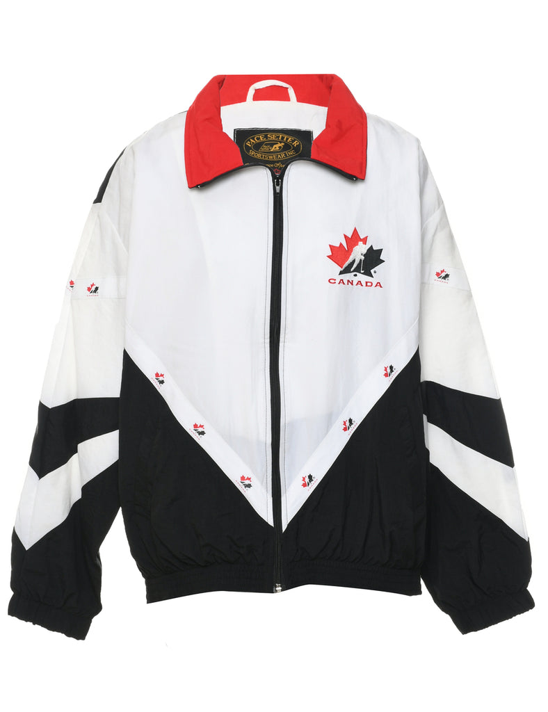 White Nylon Jacket - L