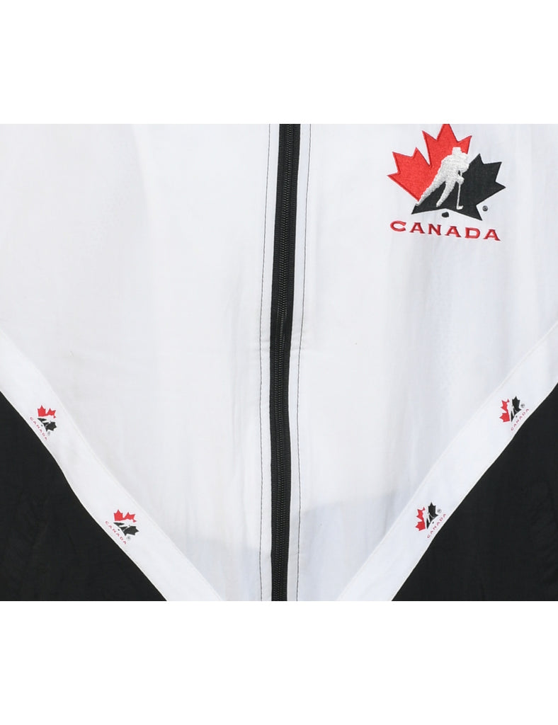 White Nylon Jacket - L