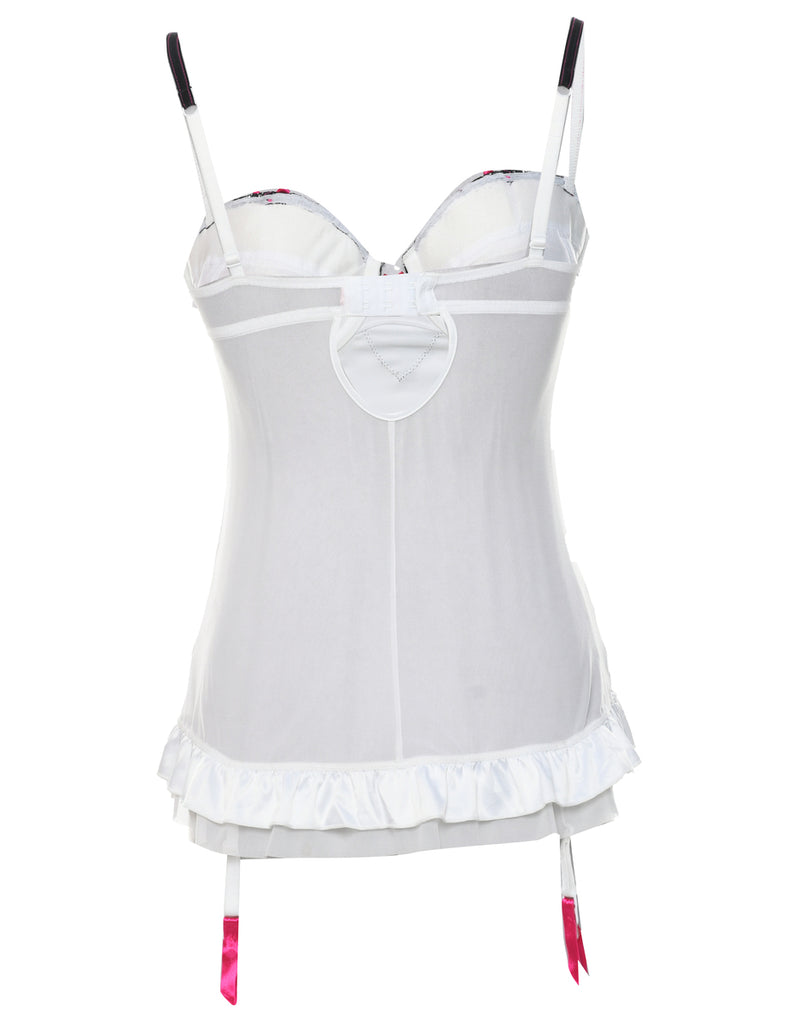 White Y2K Bustier - XS