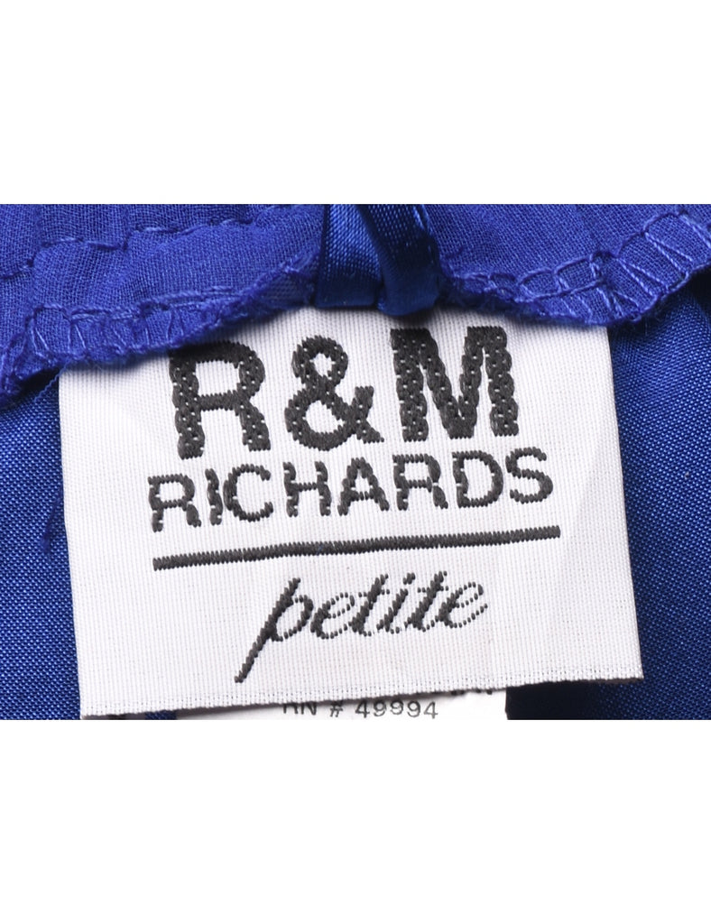 Wide Leg Blue Trousers - W32 L26