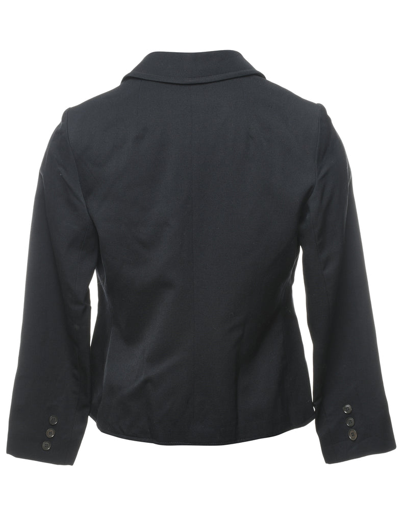 Wool Black Blazer - M