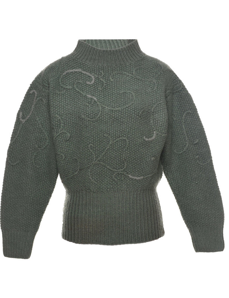 Wool Cable Knit Jumper - S