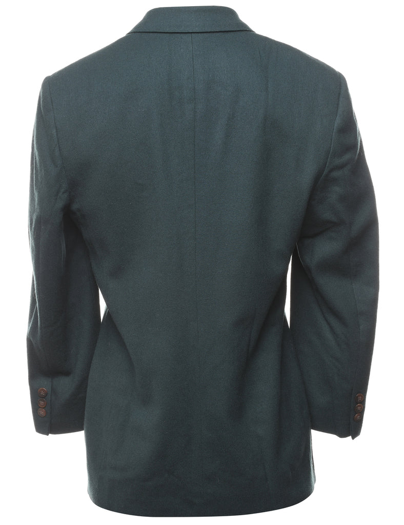 Wool Dark Green Blazer - M