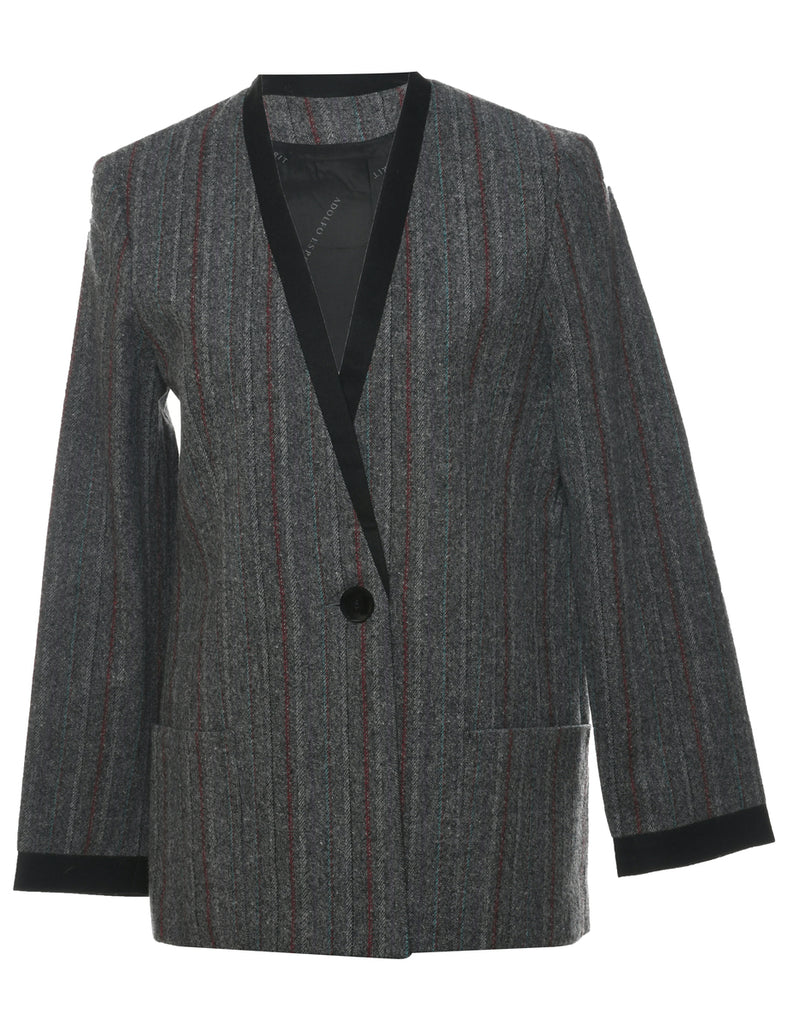 Wool Grey Jacket - M