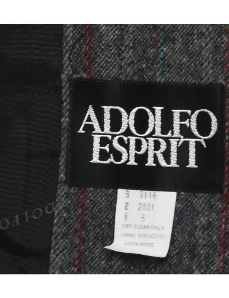 Wool Grey Jacket - M