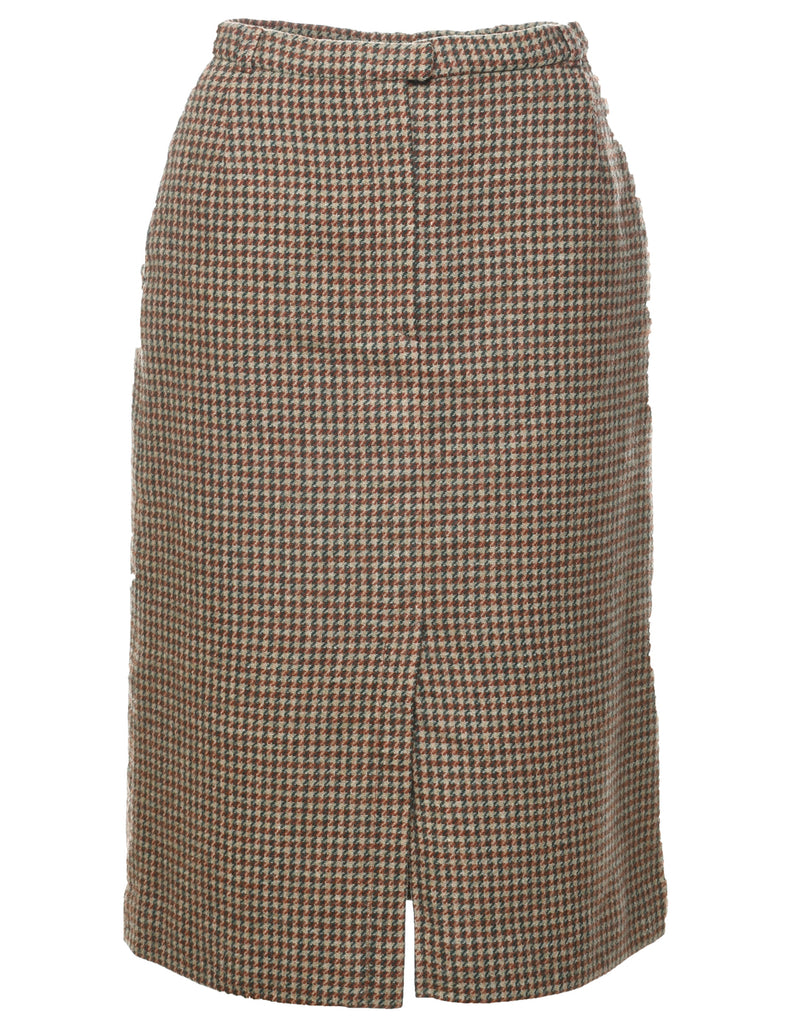 Wool Pendleton Pencil Skirt - S