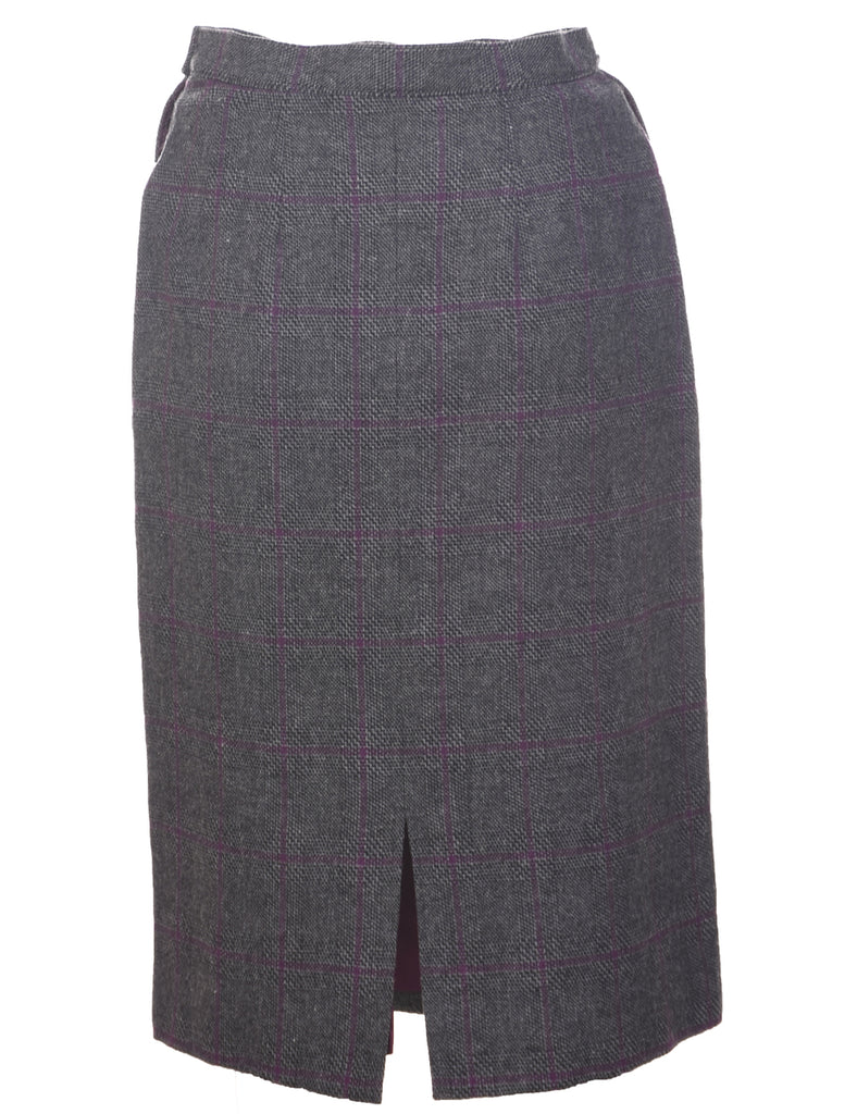 Wool Pendleton Pencil Skirt - S