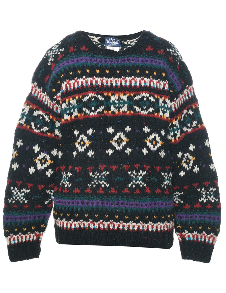 Woolrich Patterned Jumper - L