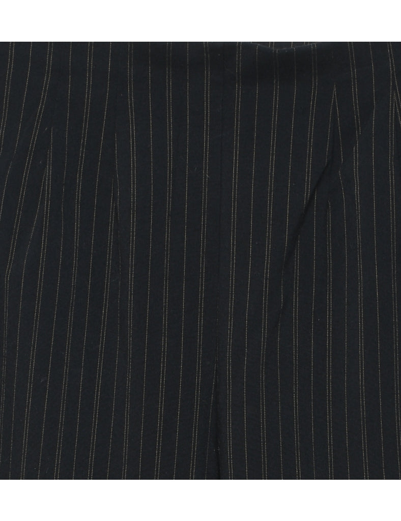 Worthington Black Pinstriped Trousers - W25 L31