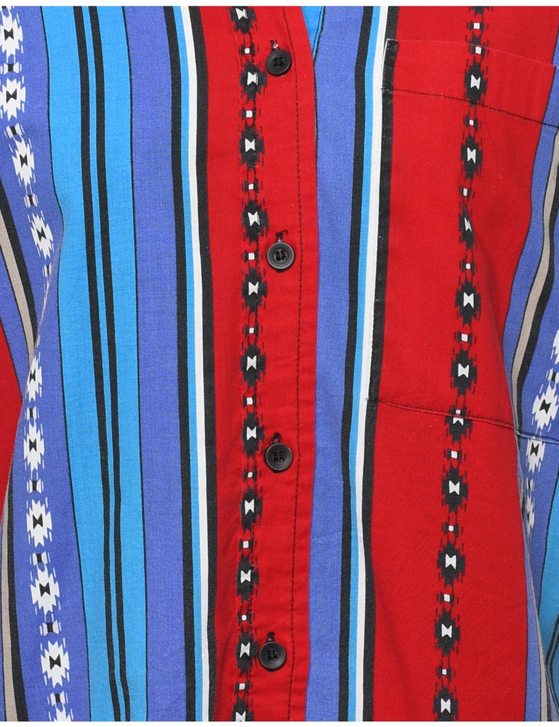 Wrangler Ikat Print Shirt - M