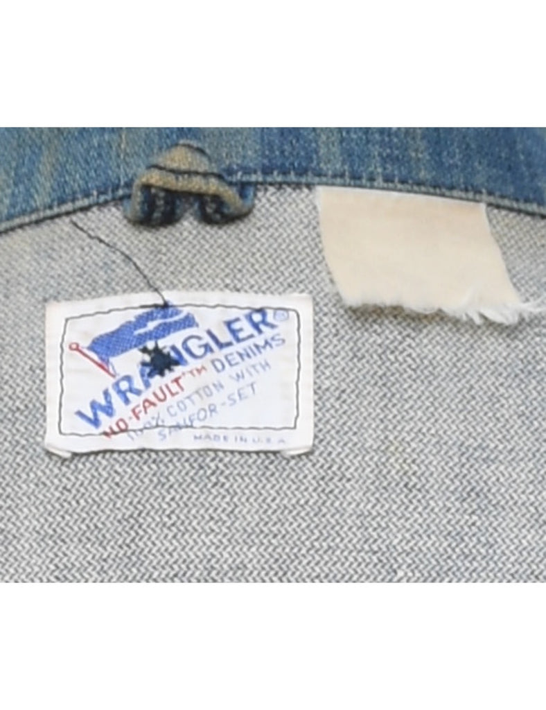 Wrangler Medium Wash Denim Jacket - L