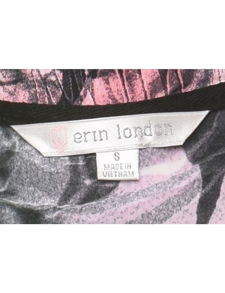 Y2K Abstract Snakeskin Design Evening Jacket  - S