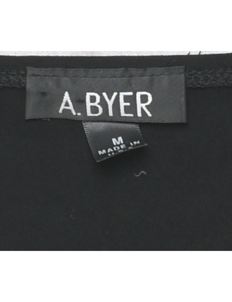 Y2K Halter Black Dress - M