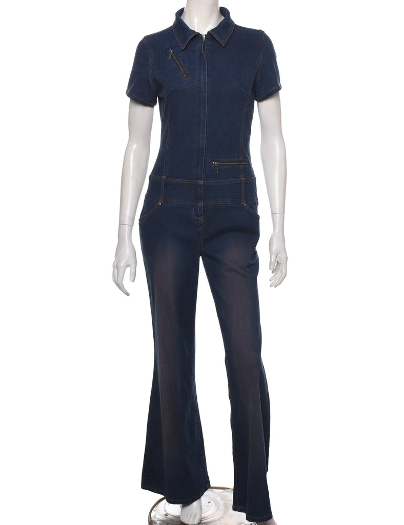 Y2K Indigo Jumpsuit - S