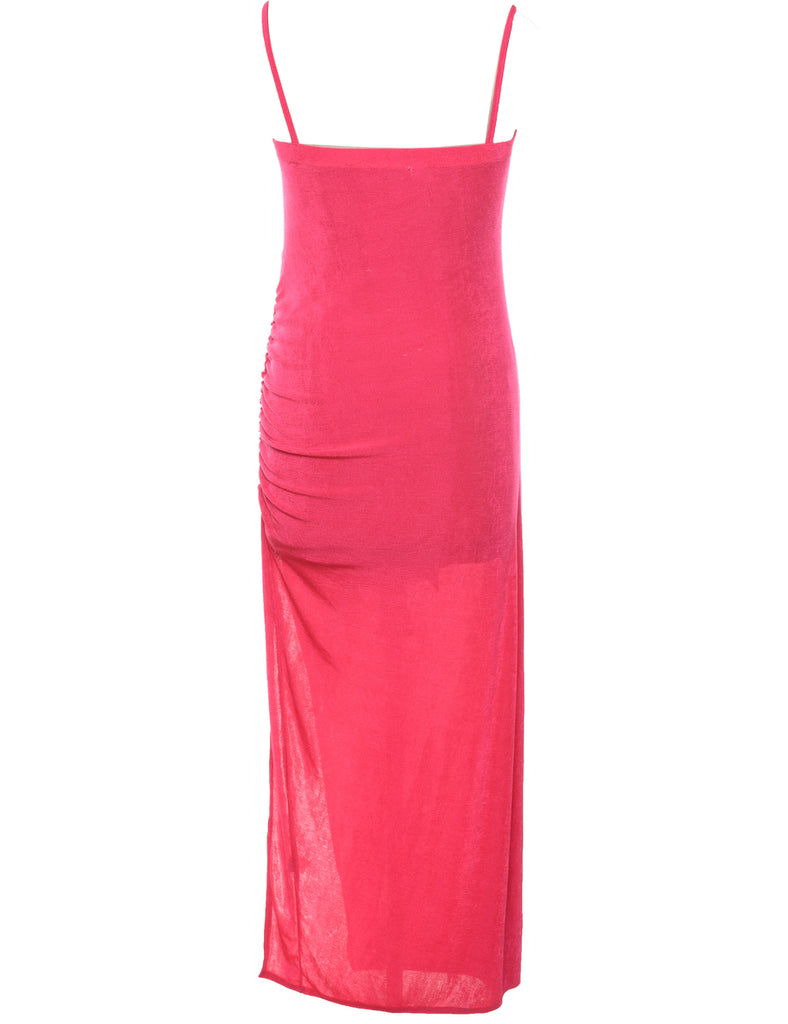 Y2K Pink Maxi Dress - XL