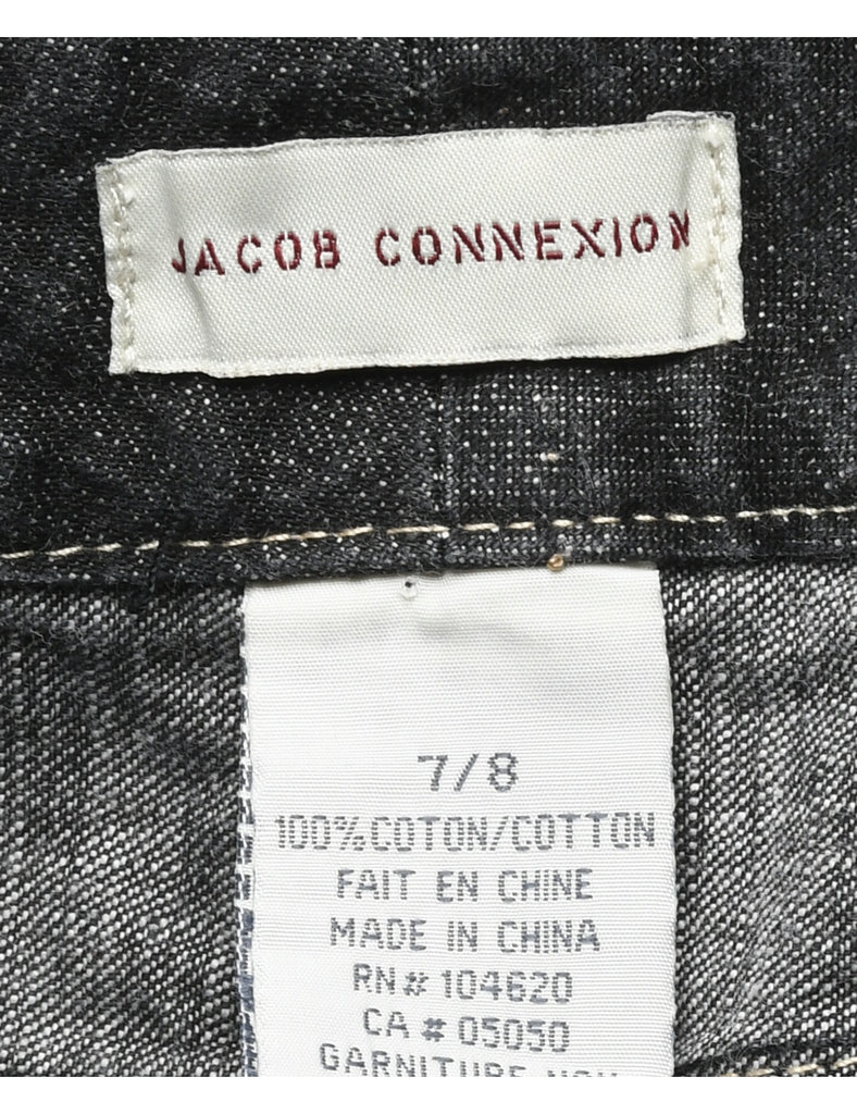 Y2K Stone Wash Denim A-line Skirt - M