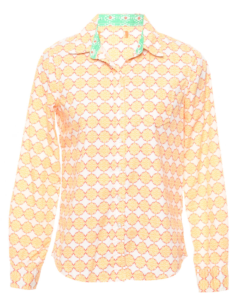 Yellow Floral Shirt - S