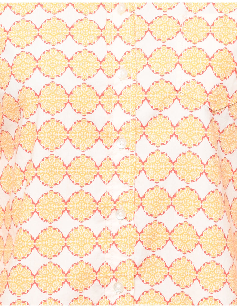 Yellow Floral Shirt - S