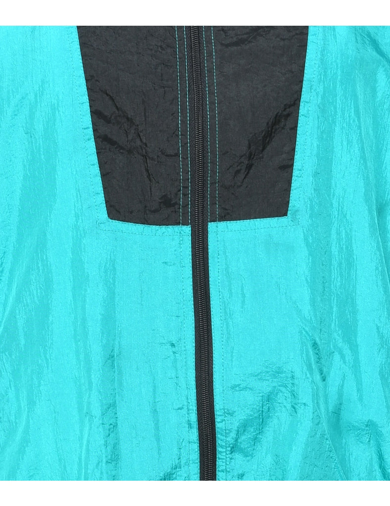 Zip Front Nylon Jacket - M