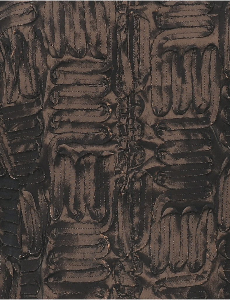 Zip Front Y2K Evening Jacket - M