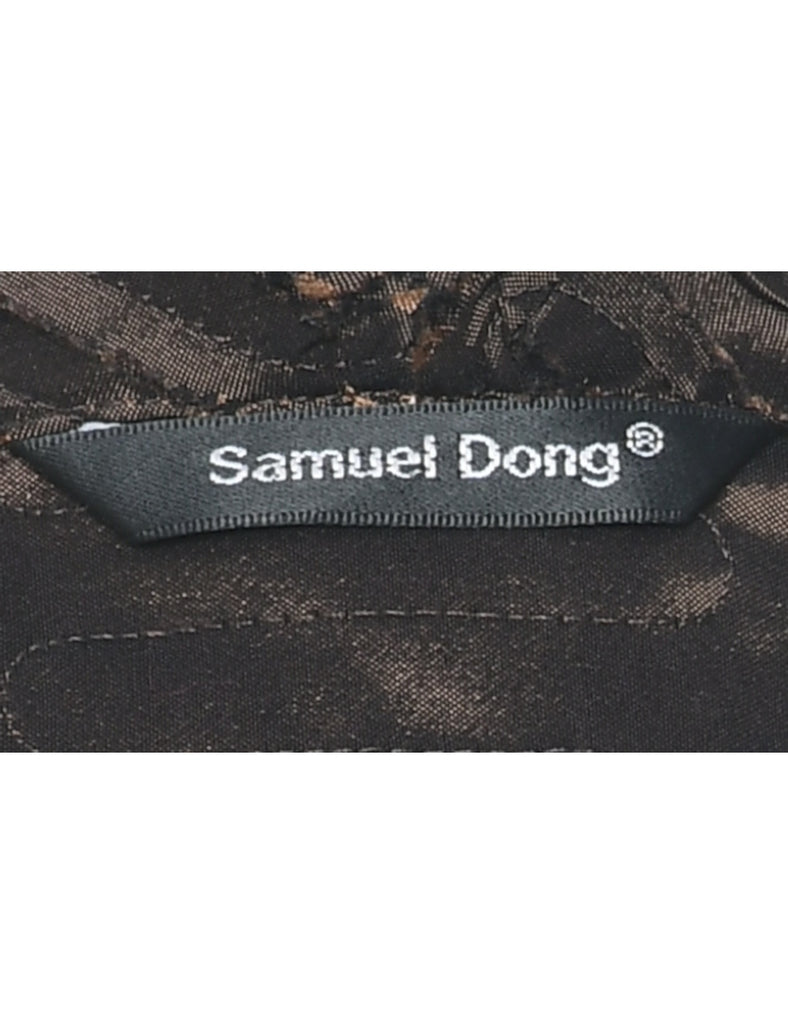 Zip Front Y2K Evening Jacket - M