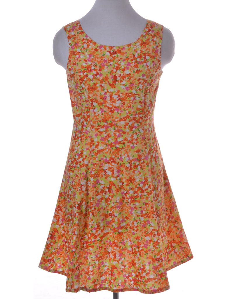 Ditzy Floral Print Short Dress - Dresses - Beyond Retro