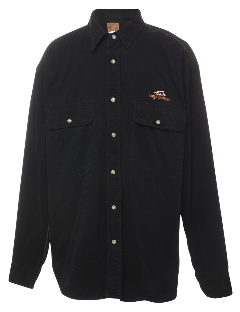 Black Denim Shirt - XL