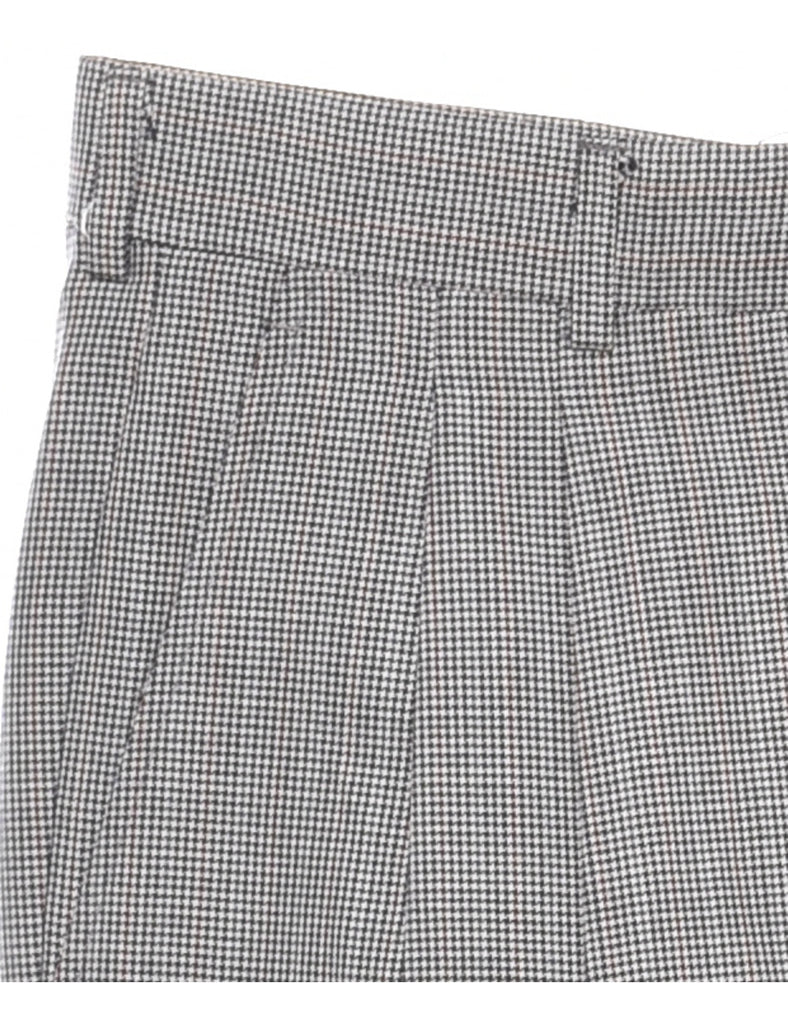 Dogtooth Tapered Trousers