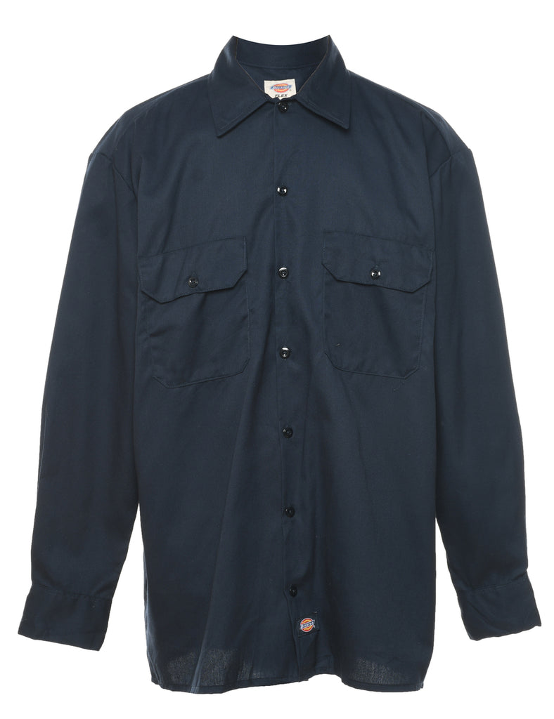 Dickies Navy Classic Workwear Shirt - M