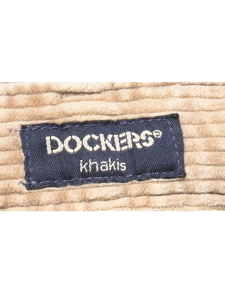 Dockers Light Brown Corduroy Trousers - W34 L34