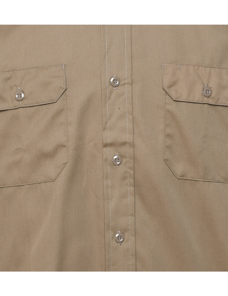 Light Brown Workwear Shirt - L