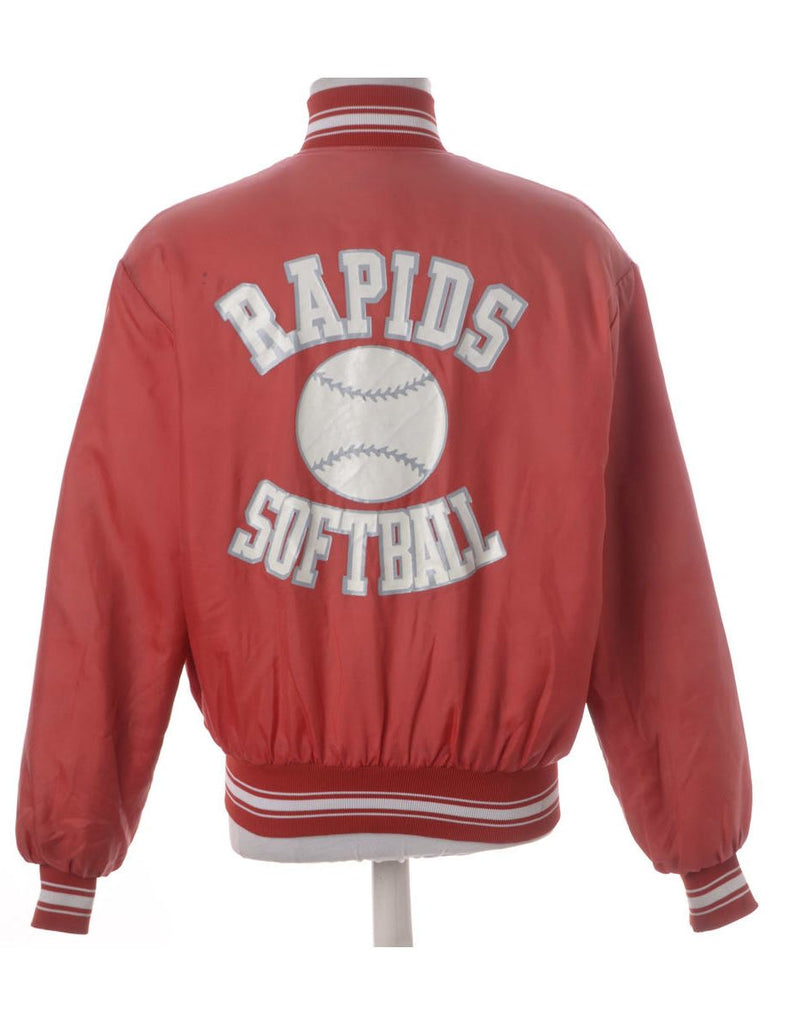 Beyond Retro Label Rapids Softball Team Jacket