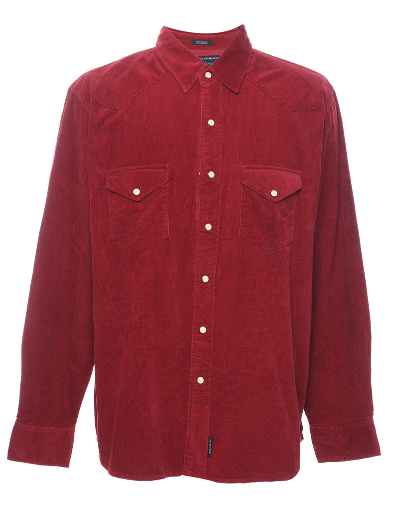 Red Classic Shirt - L