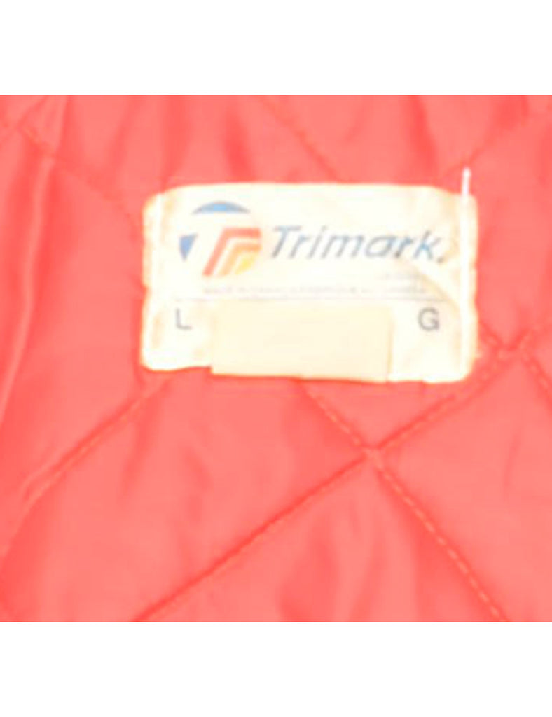 Red Corduroy Hockey Team Jacket - XL