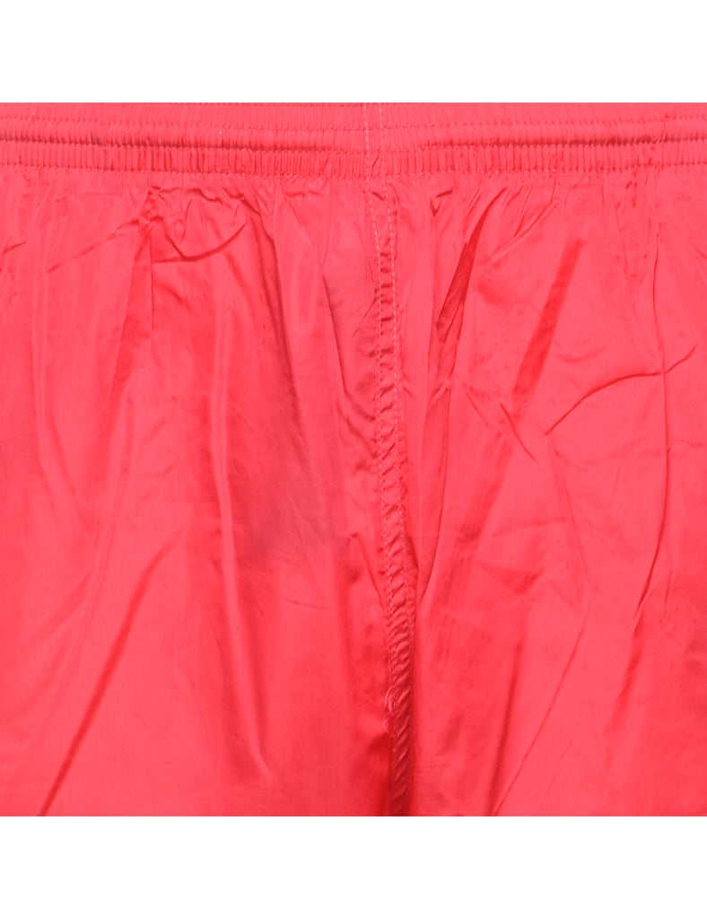 Red & Purple Contrast Sporty Track Pants - W26 L29