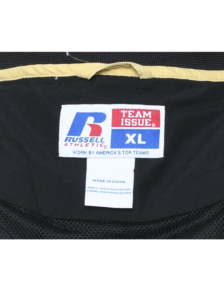 Russell Athletic Black Nylon Jacket - XL