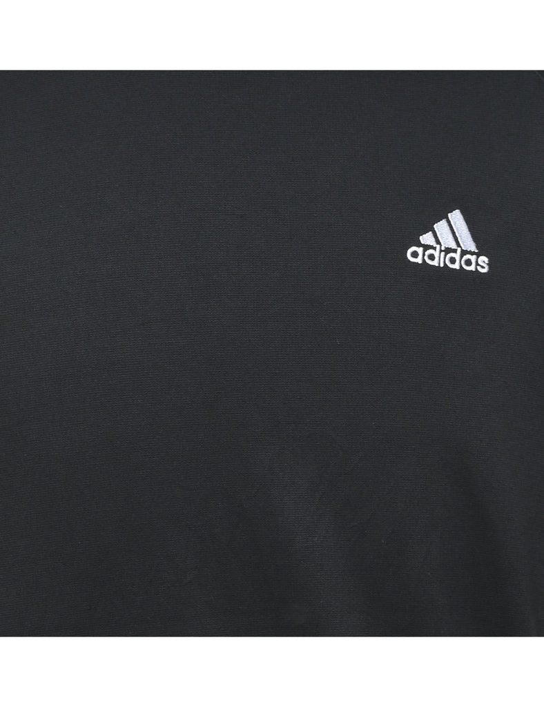 Adidas Black Plain T-shirt - M