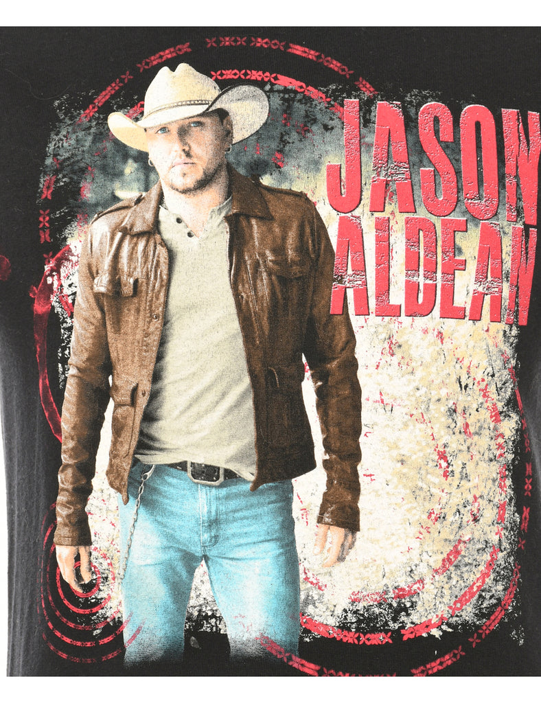 Anvil Jason Alden Printed T-shirt - M