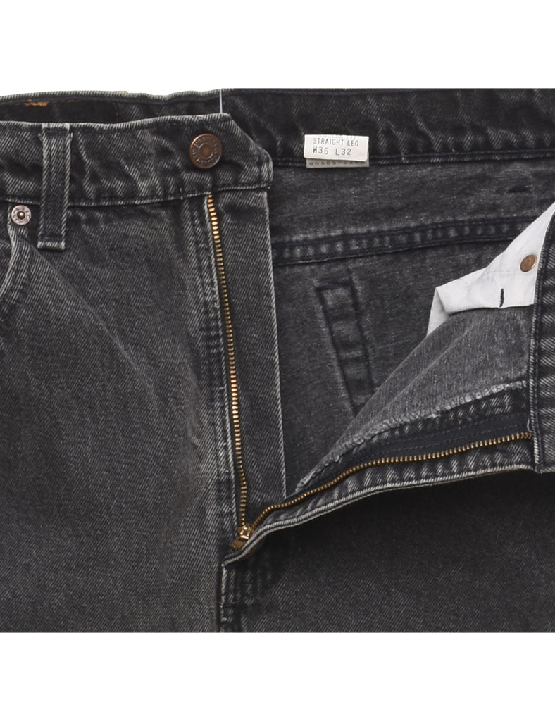 Black Levi's 505 Jeans - W36 L32