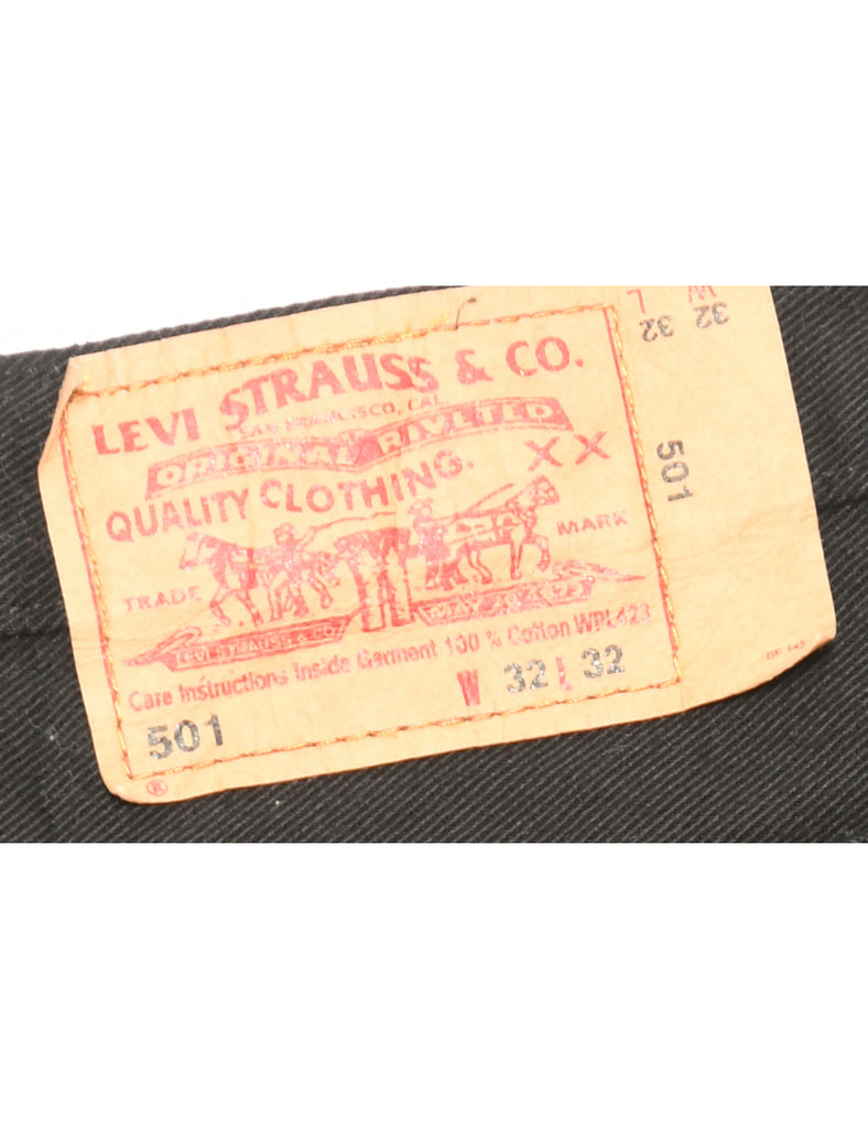 Black Levis 501 Jeans - W31 L32