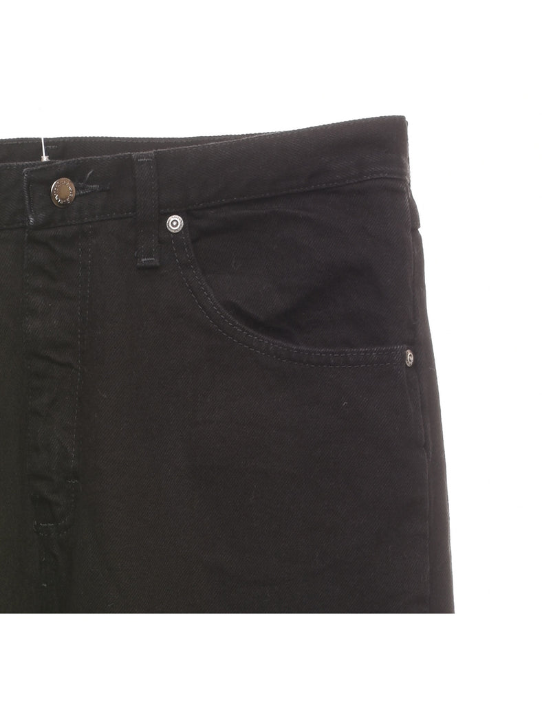 Black Straight-Fit Wrangler Jeans - W34 L32