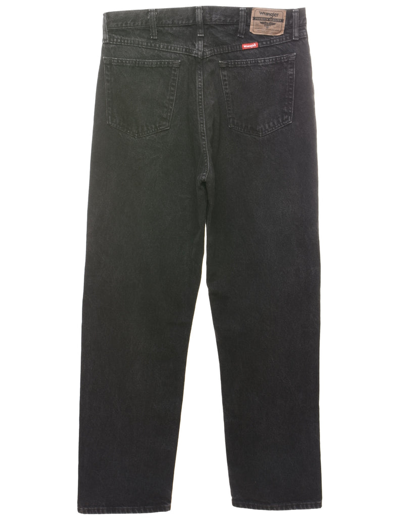 Black Tapered Wrangler Jeans - W36 L34