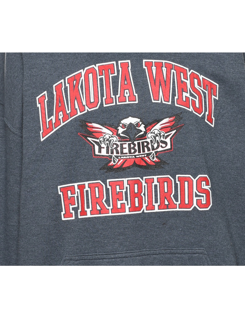Dark Grey Lakota West Firebirds Hoodie - L
