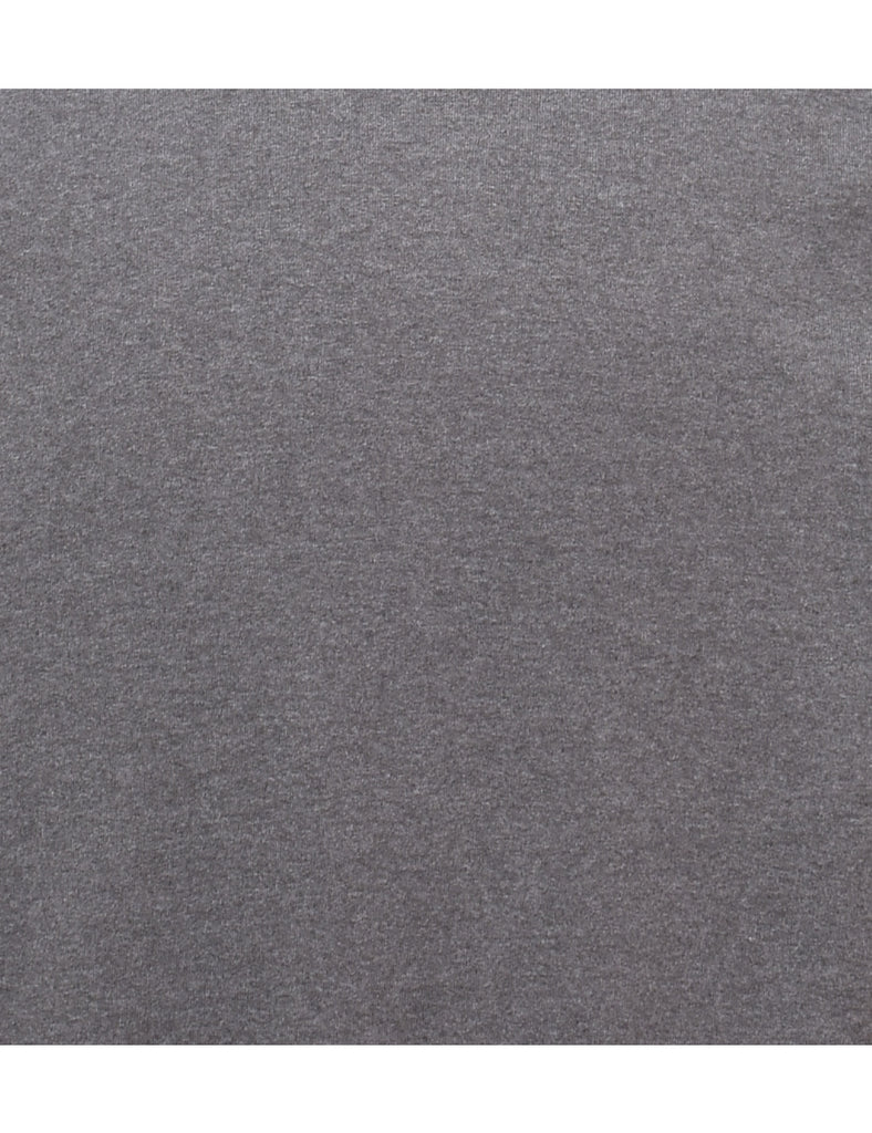 Dark Grey Plain Sweatshirt - M