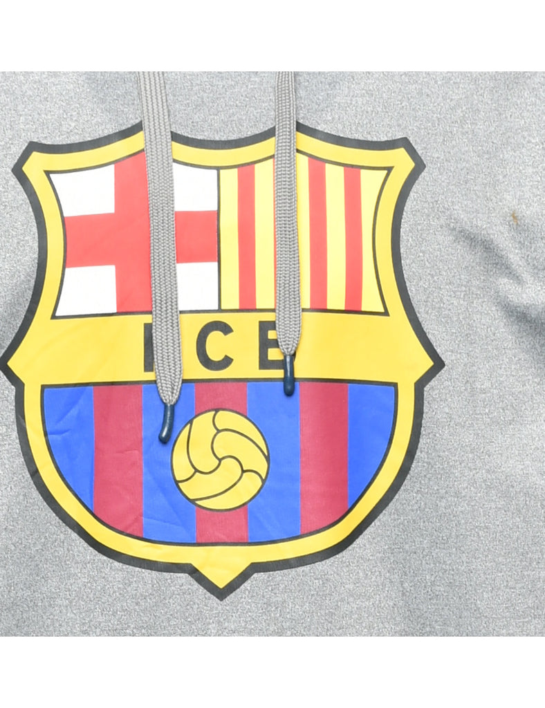 FCB Hooded Sports Sweatshirt - L