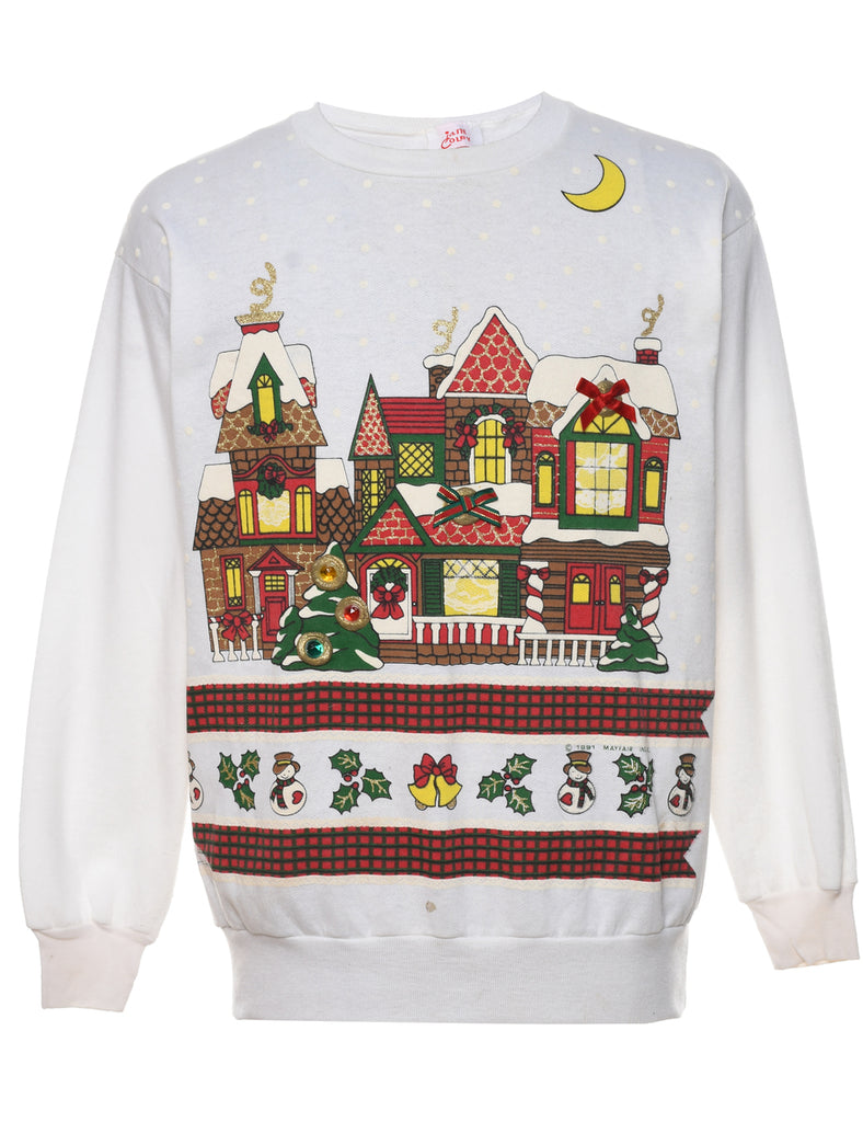 Festive Season Christmas Sweatshirt - M