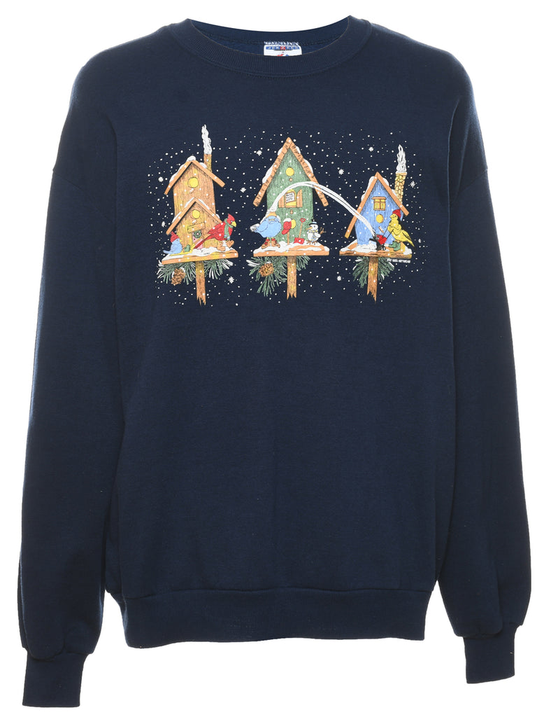 Festive Season Christmas Sweatshirt - XL