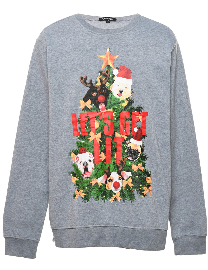 Festive Season Christmas Sweatshirt - L