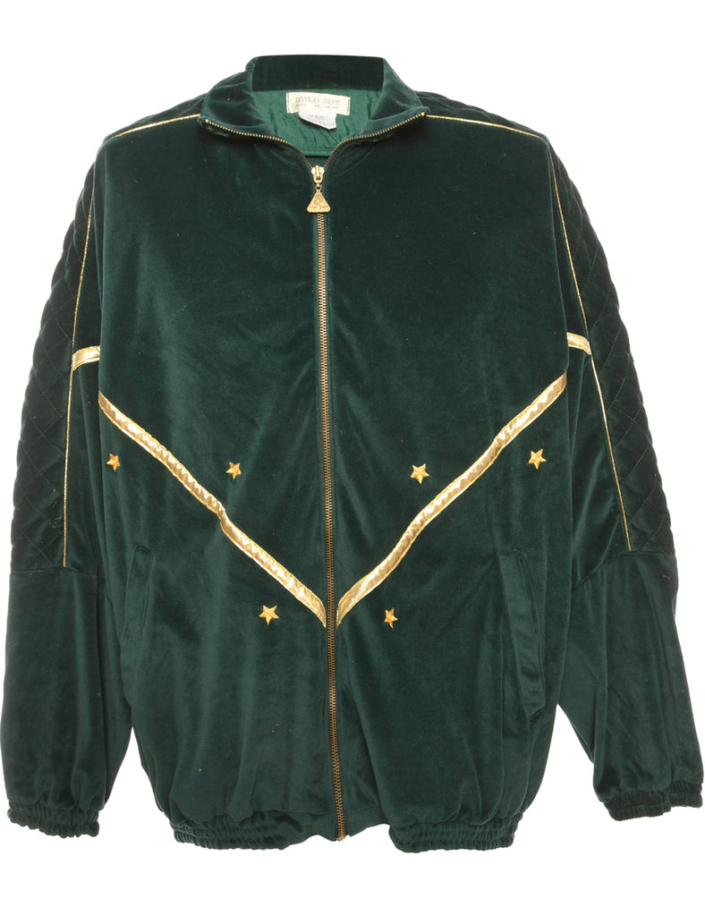 Green Track Top - M